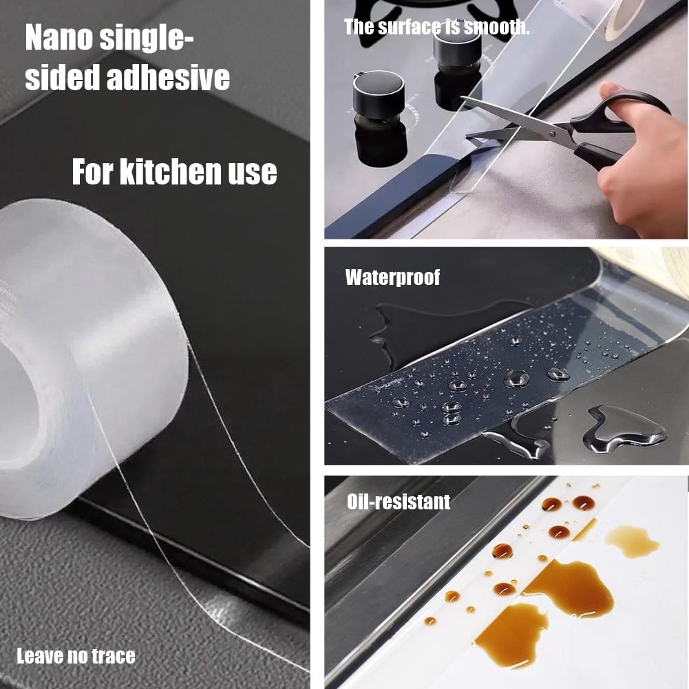 Bandă nano adezivă, impermeabilă, anti-mucegai și cu lipire puternică